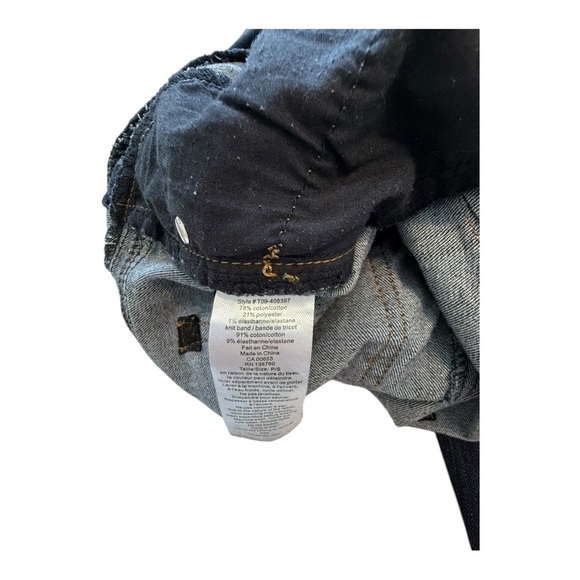 Thyme Maternity Dark Wash Denim Maternity Jeans - Size Small - Picture 6 of 12